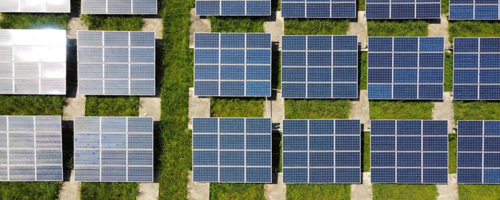 Placas solares energia sustentável