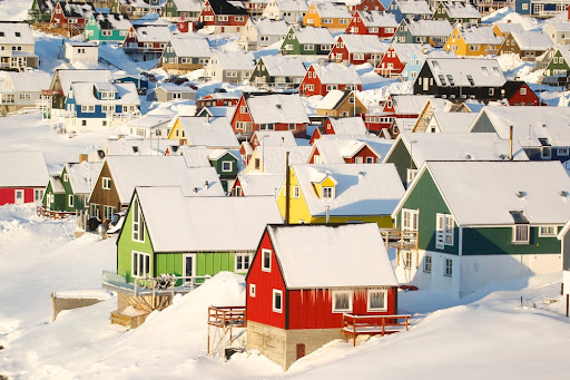 A Groenlândia é o país menos povoado do mundo. (Fonte: Shutterstock/Reprodução)