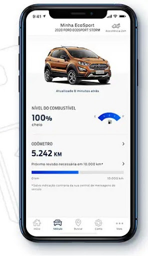 FordPass permite o controle e o monitoramento de diversos parâmetros do veículo pelo smartphone. (Fonte: Ford/divulgação)