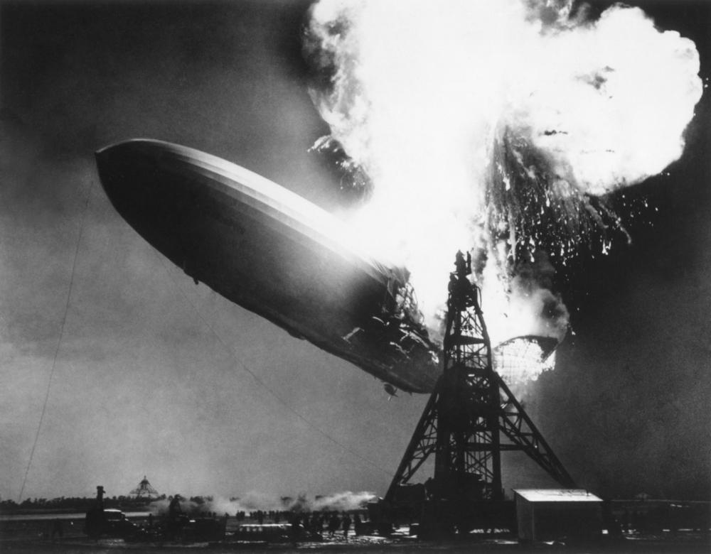 A era dos dirigíveis teve um trágico fim com o desastre de Hindenburg, em 1937 (Fonte: Shutterstock)