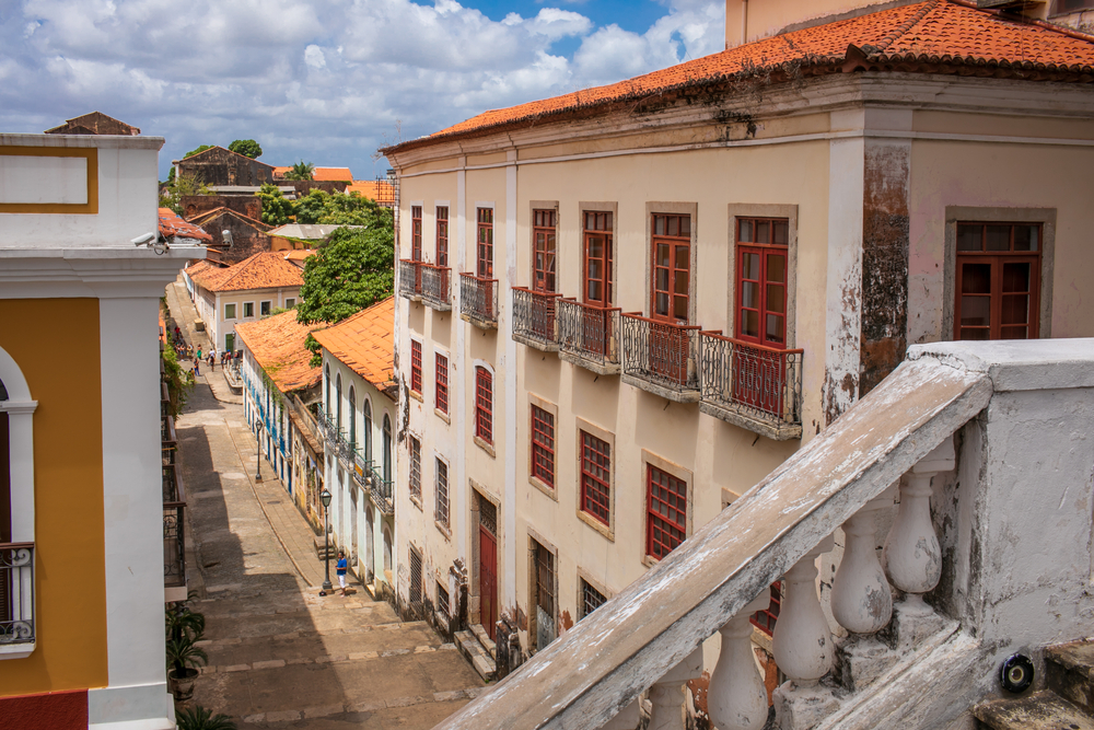 Rua do Giz em São Luís do Maranhão. (Fonte: Shutterstock/Reprodução)