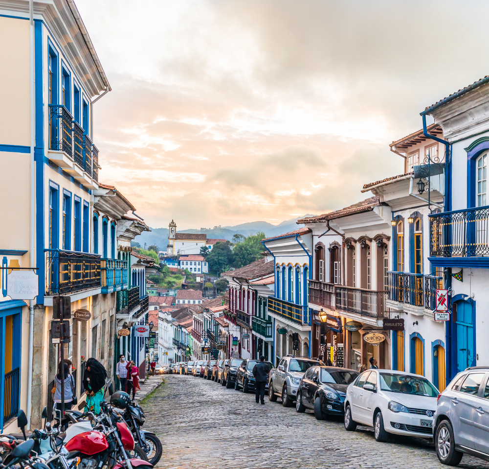 Rua Conde de Bobadela em Ouro Preto (MG). (Fonte: Shutterstock/Reprodução)