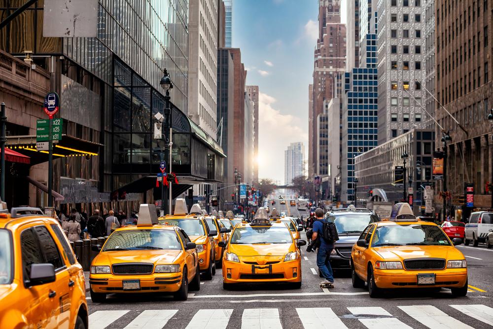 Estimasse que Nova York tenha uma frota de mais de 14 mil táxis. (Fonte: Shutterstock/Reprodução)