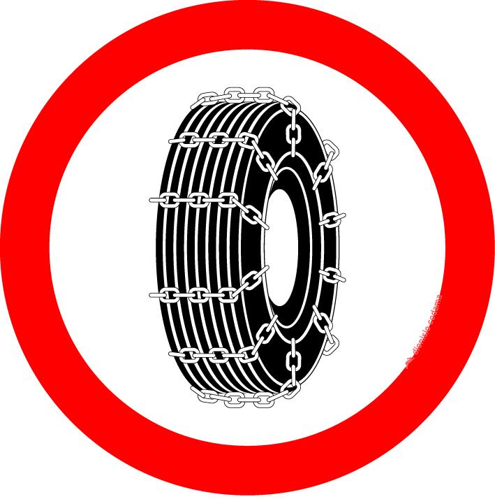 Uso de correntes nos pneus. (Fonte: AlmanaqueSOS/Reprodução)