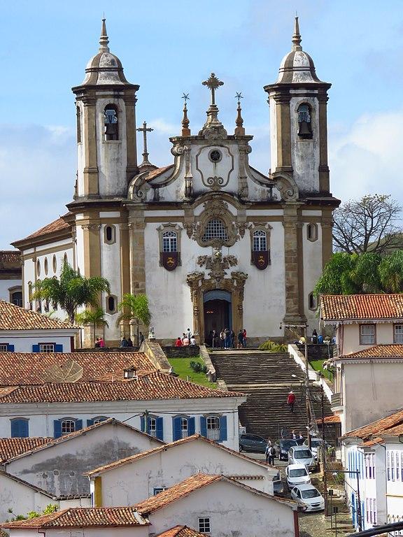 Ouro Preto (MG), um dos principais patrimônios materiais do Brasil. (Fonte: WikimediaCommons/Reprodução)
