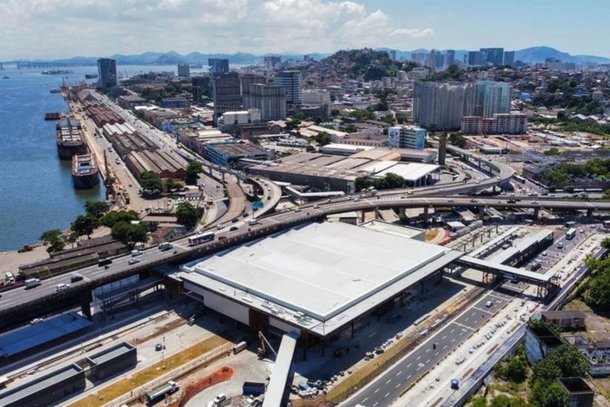 e acordo com a prefeitura do Rio de Janeiro, as obras da primeira fase serão finalizadas completamente em março, com a integração da Linha 4 do VLT. Foto: Divulgação/Prefeitura do Rio